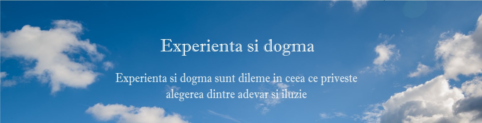 experienta si dogma